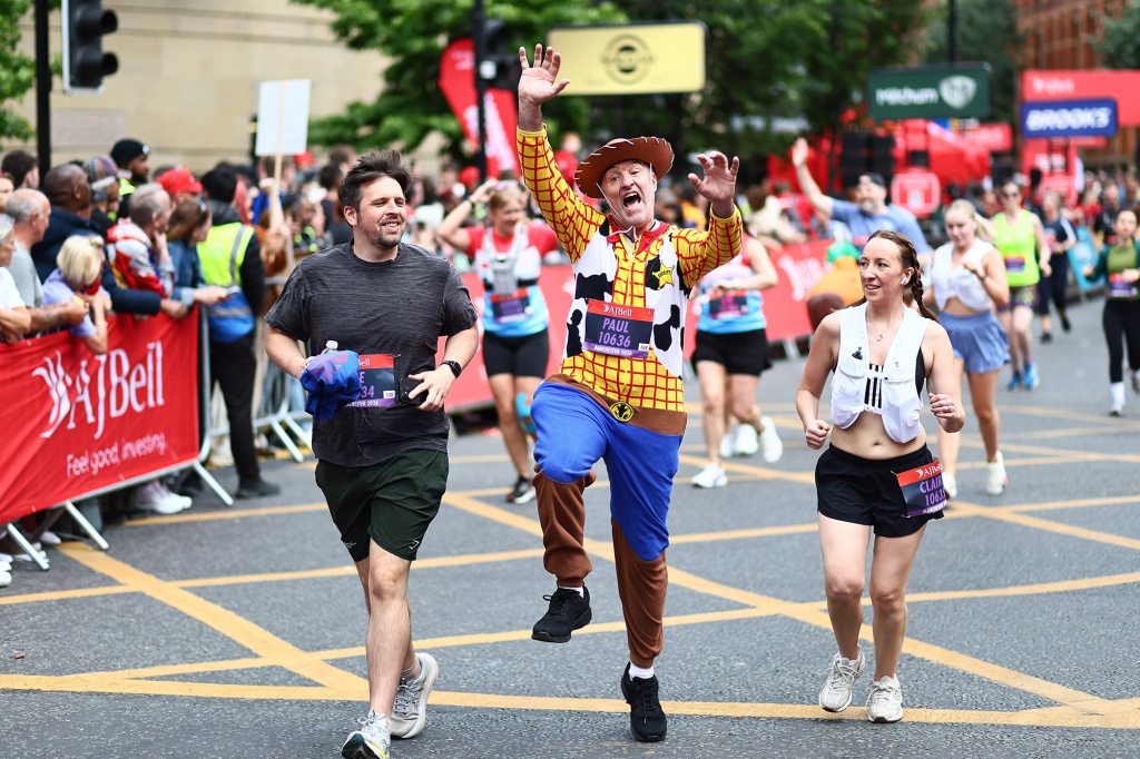 Runners take part in the Great Manchester Run 2026