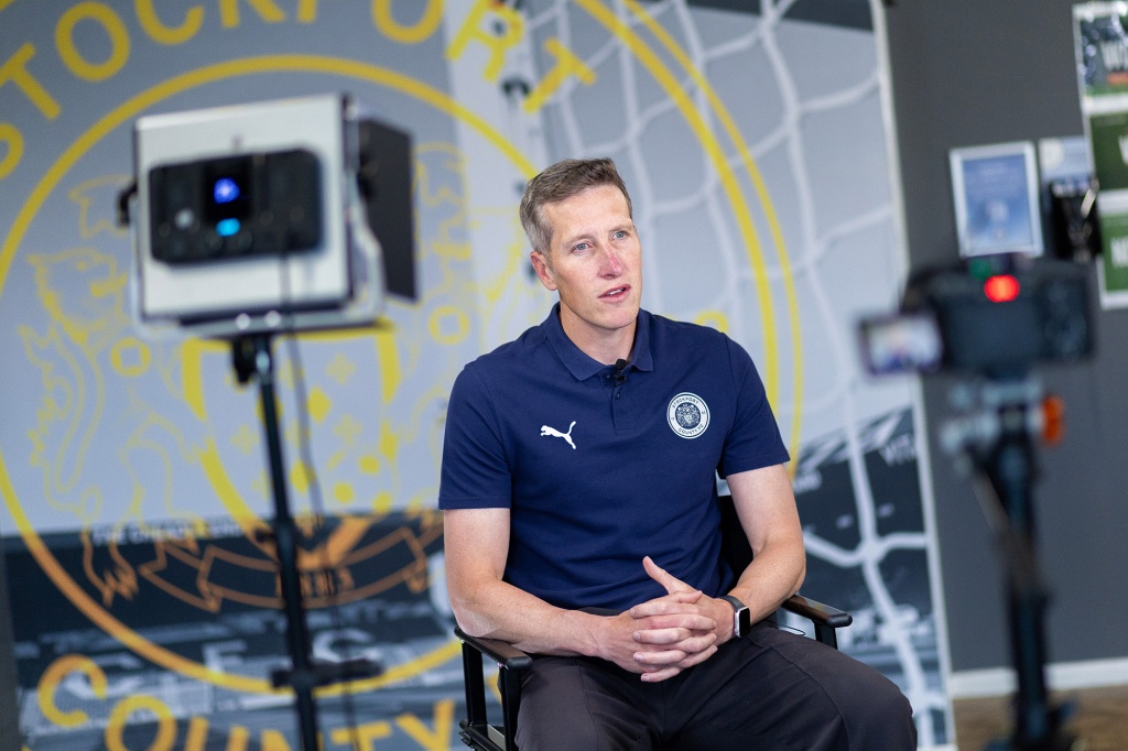 Jim McNulty announced as new Stockport County head coach, Carrington Training Centre