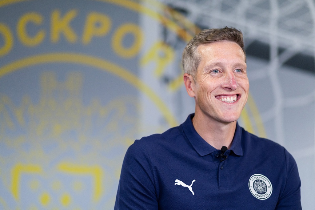 Jim McNulty announced as new Stockport County head coach, Carrington Training Centre
