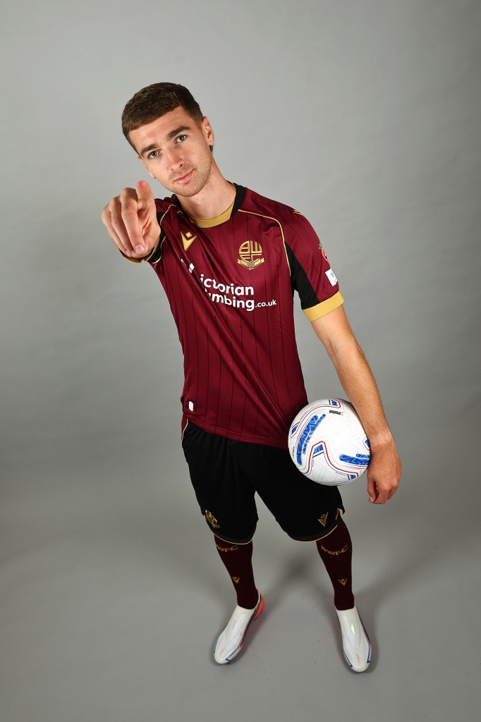 Lewis Brunt Bolton Wanderers signing photography