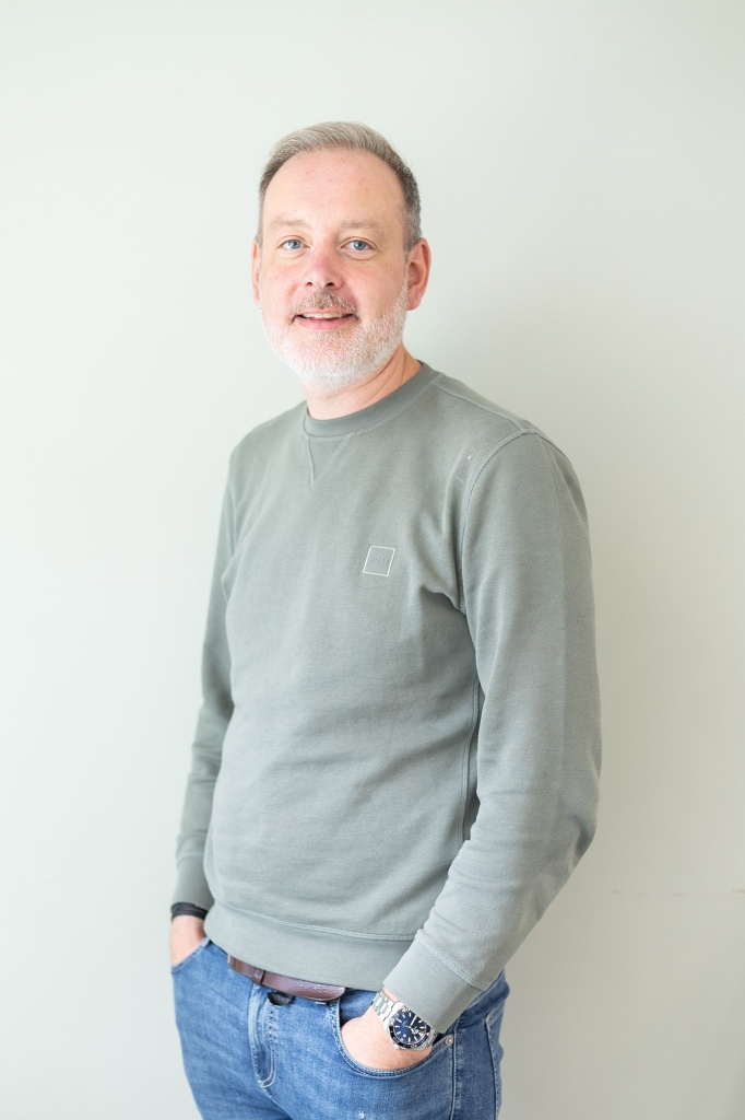 Professional business headshot taken in a Sheffield office